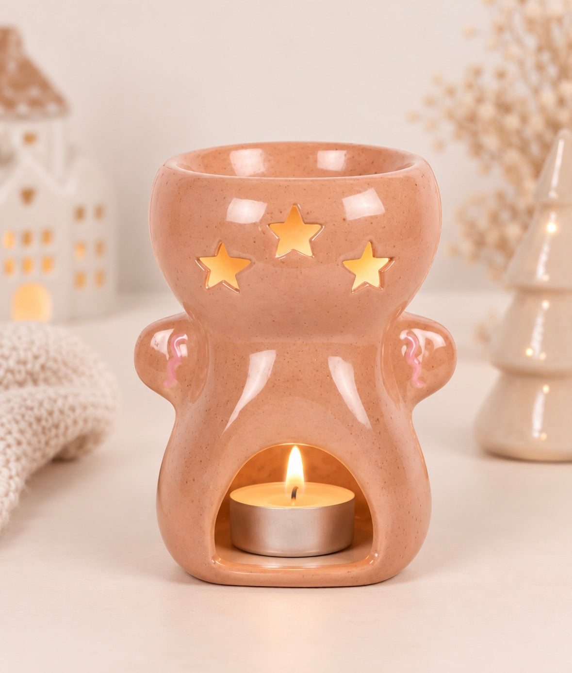 Waxmelt oliebrander Gingerbread – Roze