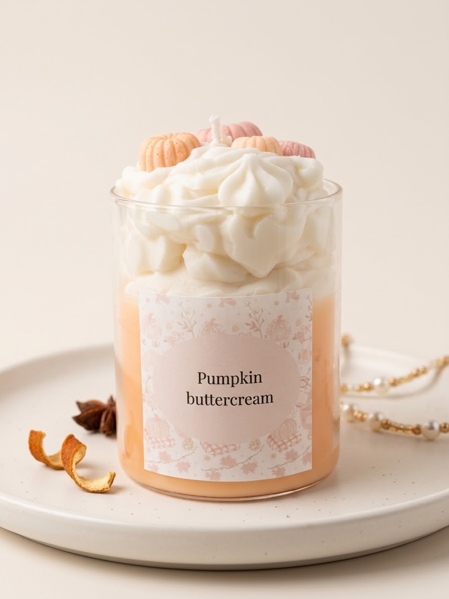 Pumpkin buttercream geurkaars