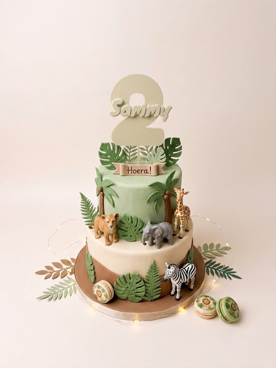 Gepersonaliseerde caketopper