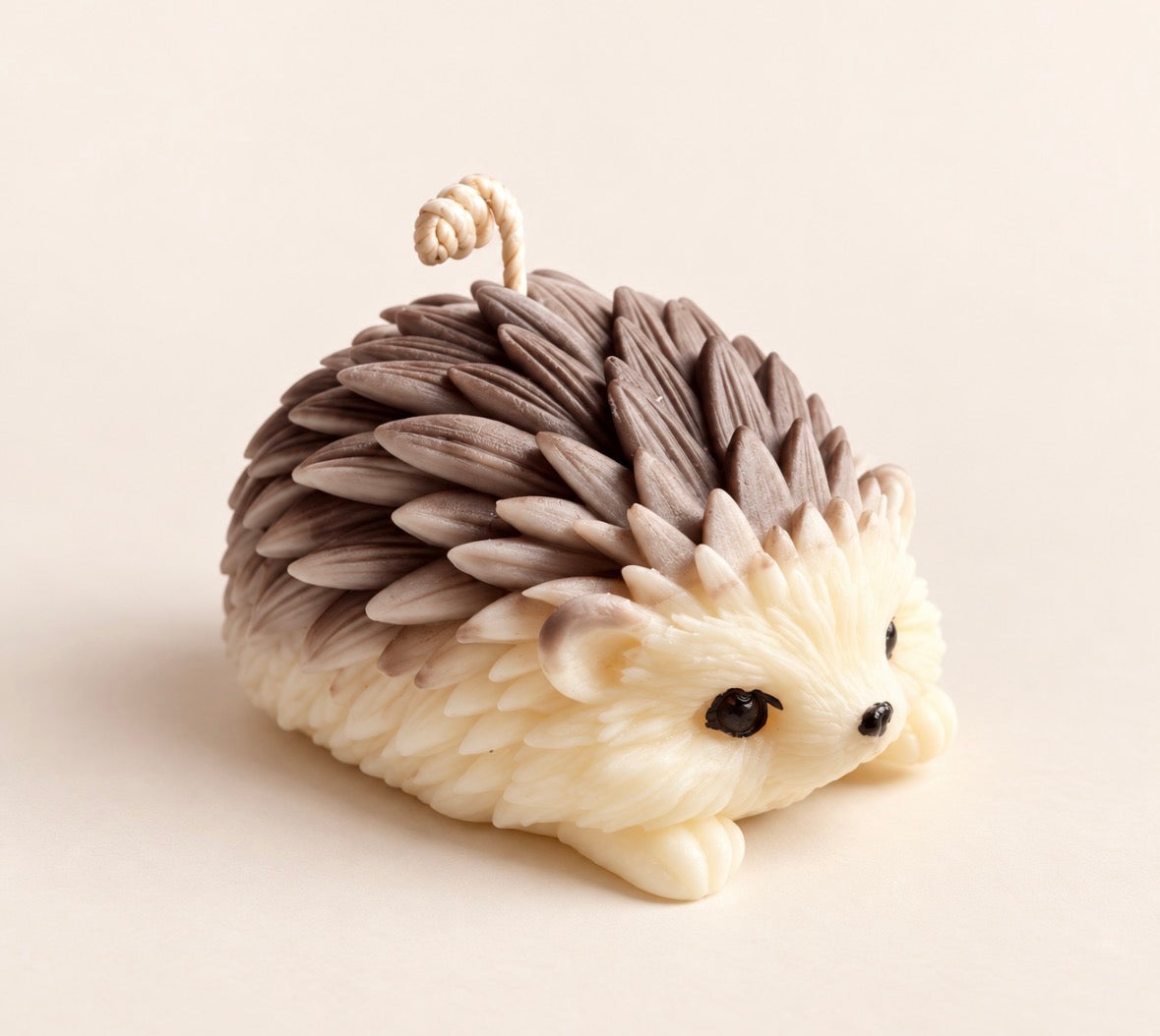 Hedgehog kaars van sojawas – een uniek en sfeervol cadeautje