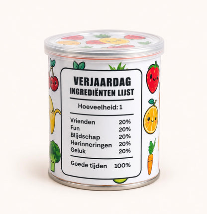 Gepersonaliseerde verjaardag Pringlesbus