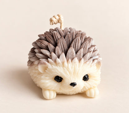 Hedgehog kaars van sojawas – een uniek en sfeervol cadeautje