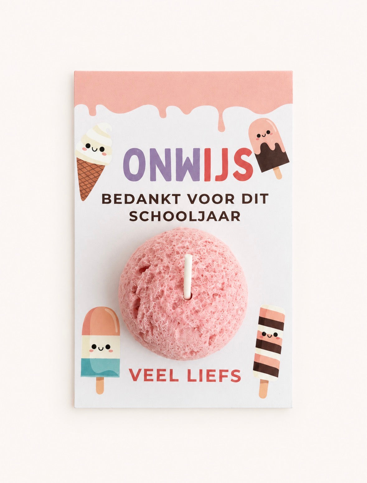 Bedankje voor de juf of meester – Onwijs bedankt voor dit schooljaar!