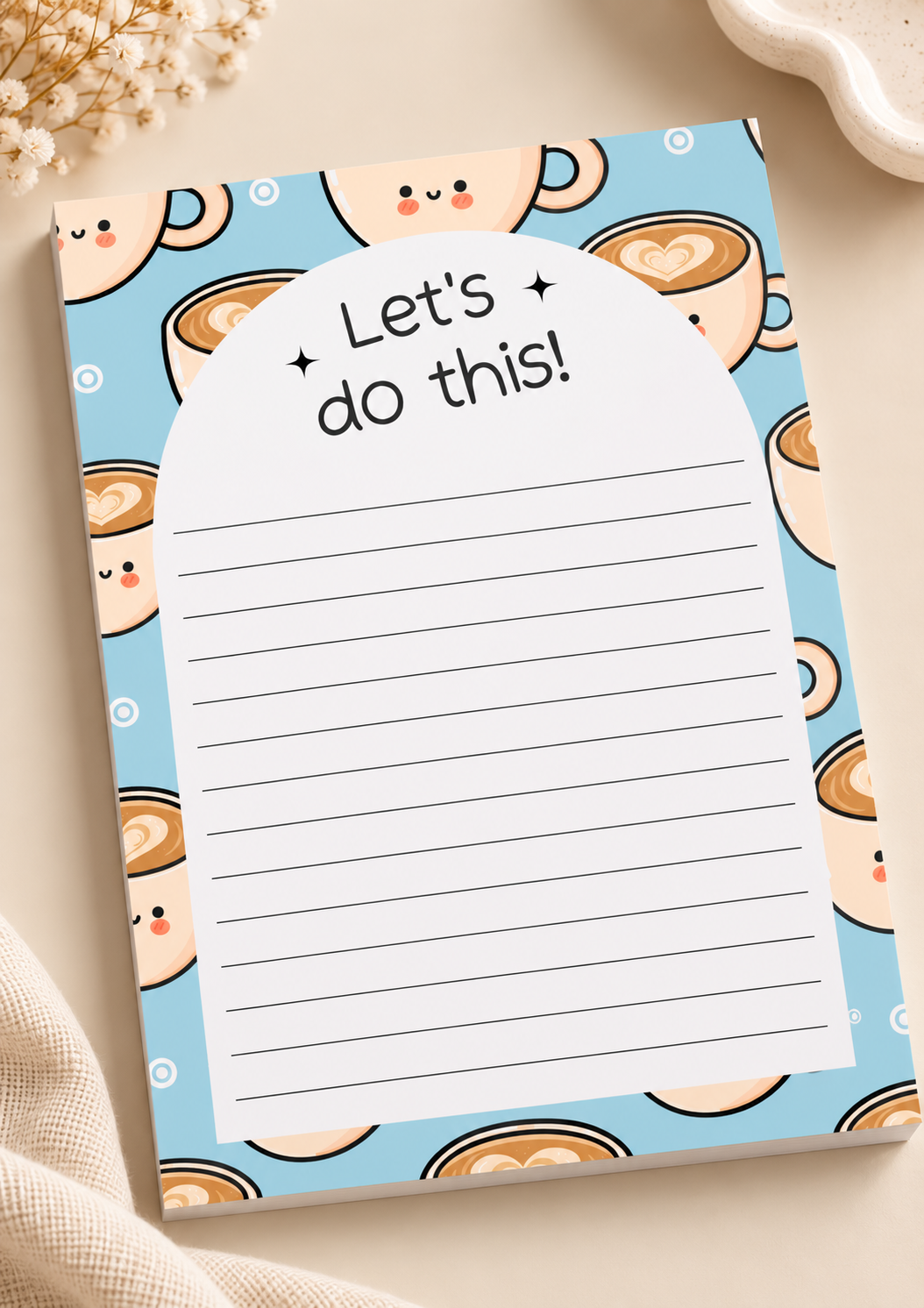 Coffeelovers notitieblok of to do list
