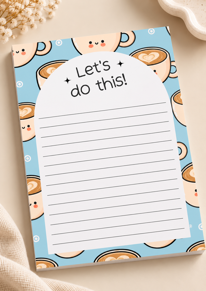 Coffeelovers notitieblok of to do list