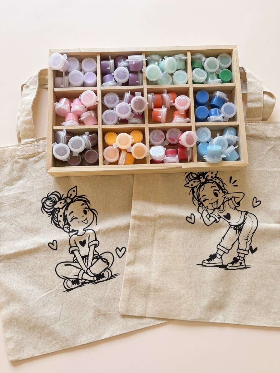 Schilder je eigen totebag -  In elk gewenst Thema